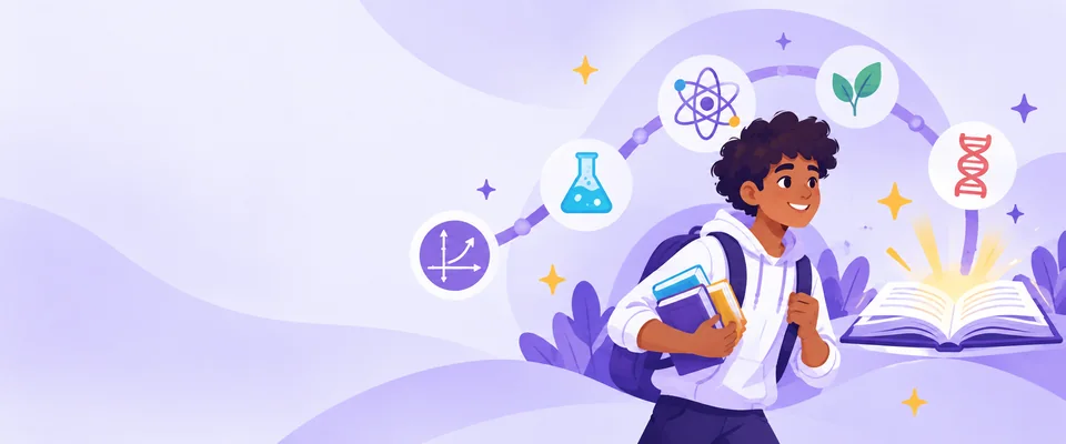 Estudante percorrendo a trilha de aprendizado